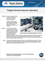 Click to download the Fatigue Countermeasures Laboratory Factsheet.