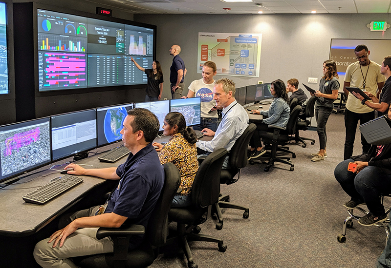 Airspace Operations Lab (AOL) researchers are participating in Unmanned Aircraft Systems (UAS) Traffic Management System (UTM) study